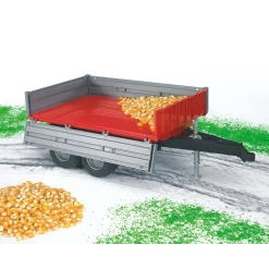 Bruder Toys Tipping Trailer with Grey Sides