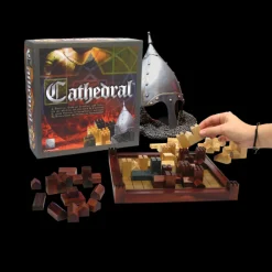 Cathedral Classic Wooden Strategy Game Full Sized Tabletop Edition