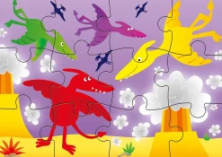 Galt 4 Puzzles In A Box - Dinosaurs