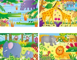 Galt 4 Puzzles In A Box - Jungle