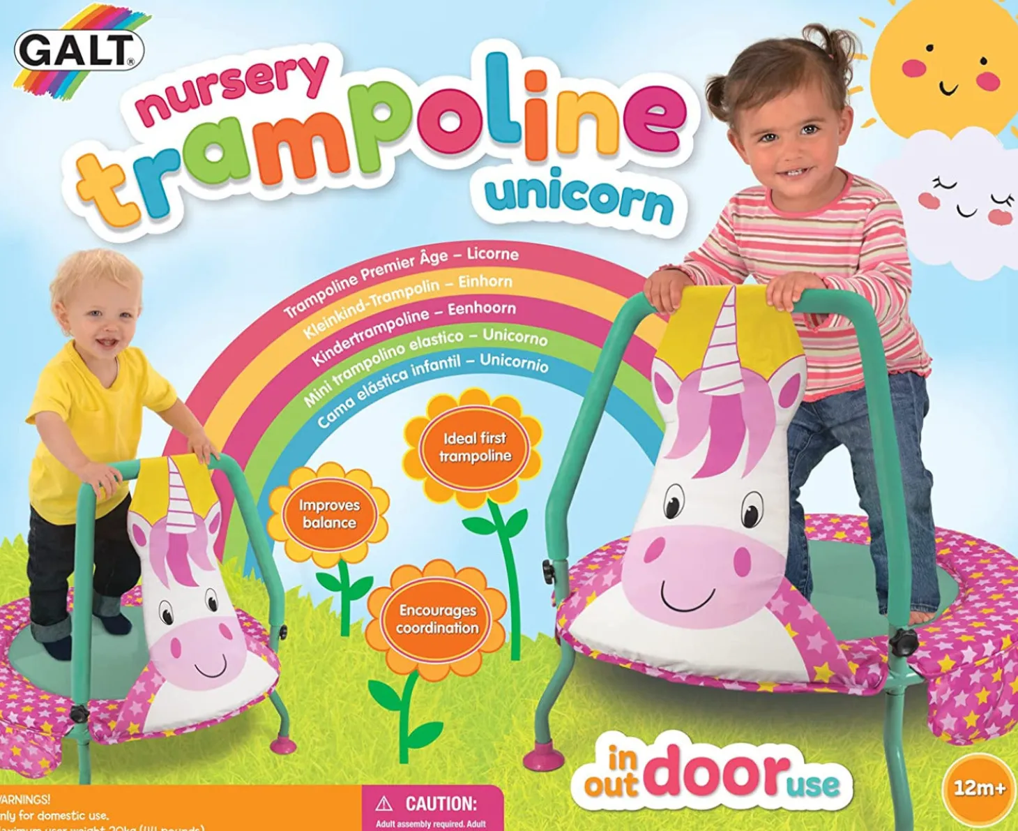 Galt Nursery Unicorn Trampoline