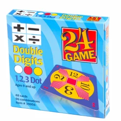 24 Game Double Digits Original Math Card Game, 48 Card Pack