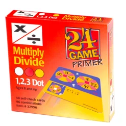 24 Game Multiply and Divide Math Card Game, 48 Card Pack