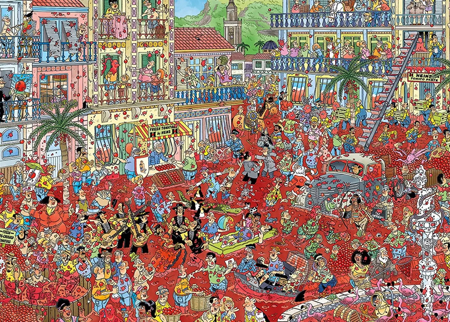 Jumbo La Tomatina - 1,000 Piece Puzzle