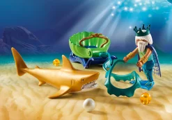 King of the Sea with Shark Carriage