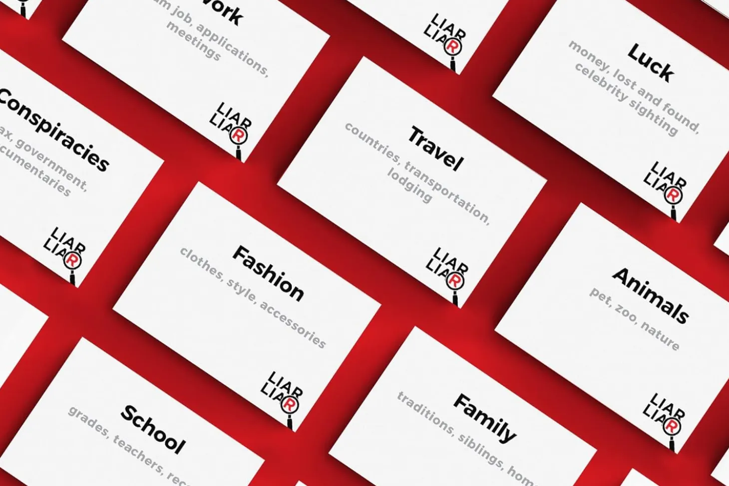 LIAR LIAR - The Game of Truths and Lies - Family Friendly Card Game for All Ages