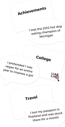 LIAR LIAR - The Game of Truths and Lies - Family Friendly Card Game for All Ages