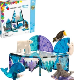 MAGNA-TILES Artic Animals Magnetic Construction Set - 25 Piece