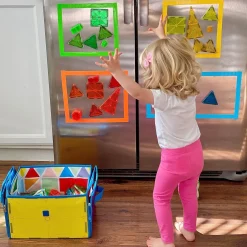 MAGNA-TILES Classic Clear Colors - 100 Piece Set