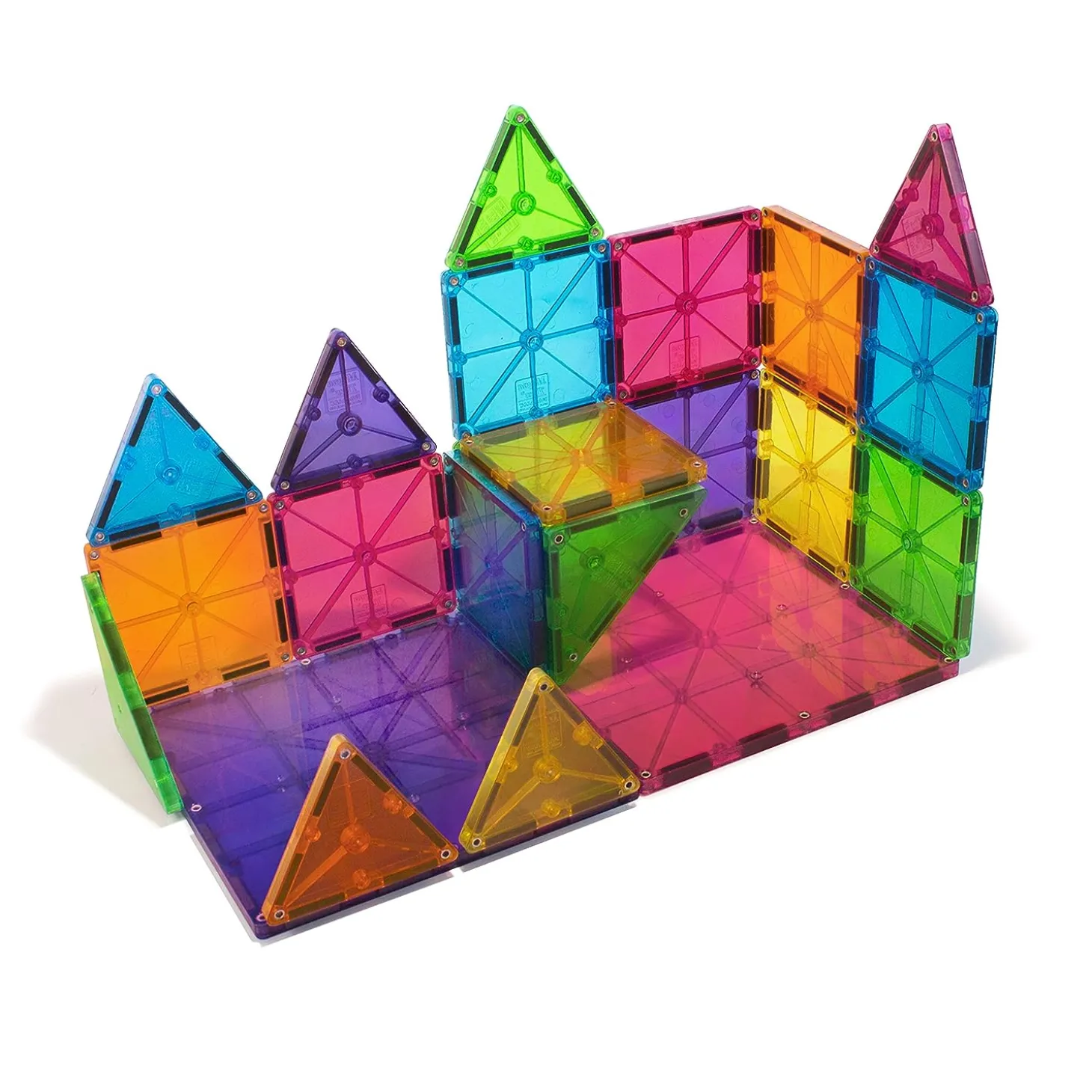 MAGNA-TILES Classic Clear Colors - 32 Piece Set