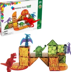 MAGNA-TILES Dino World - 40 Piece Set