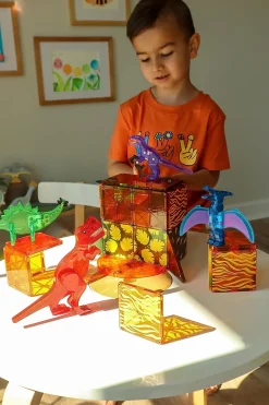 MAGNA-TILES Dino World - 40 Piece Set