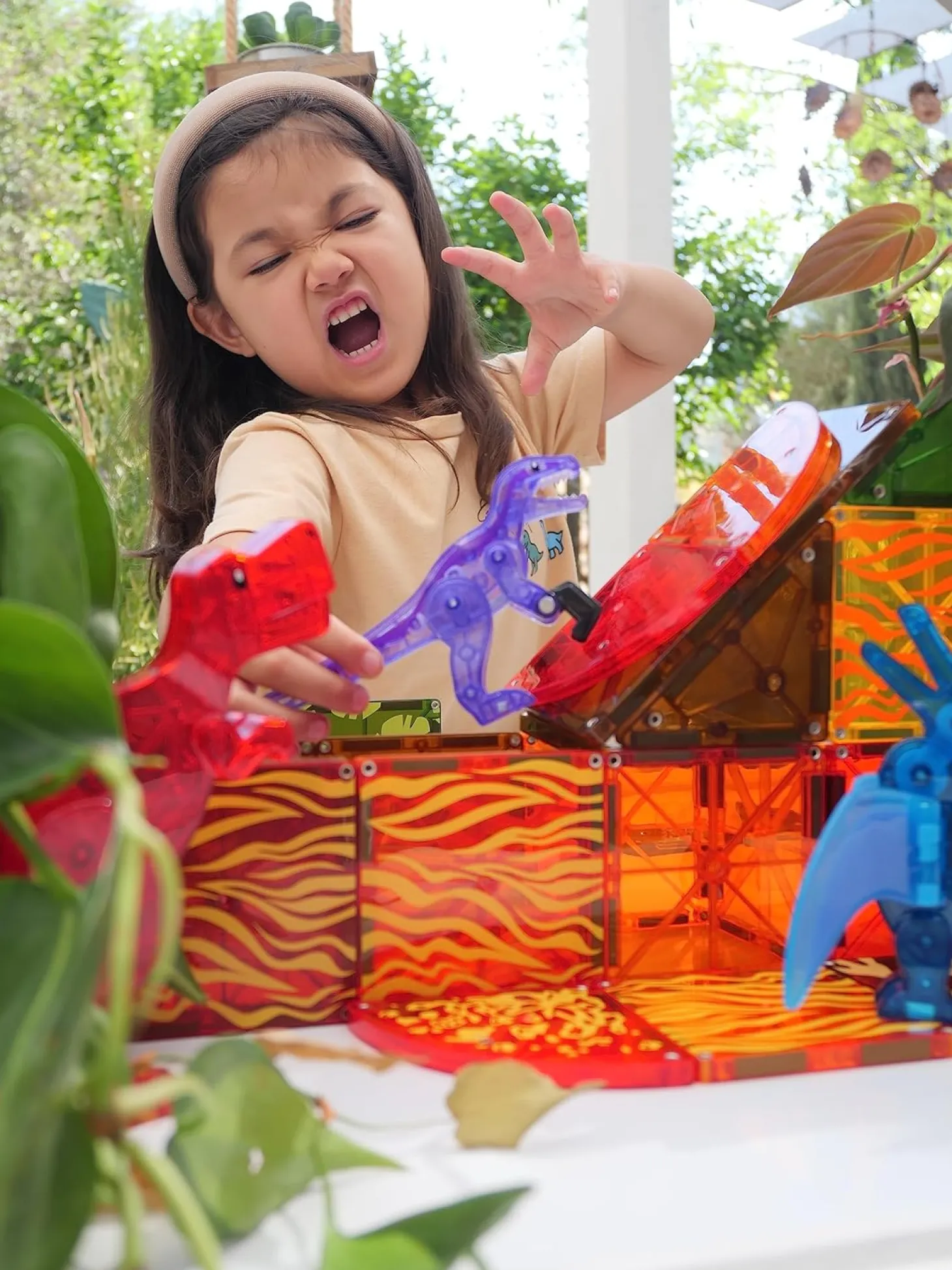 MAGNA-TILES Dino World - 40 Piece Set