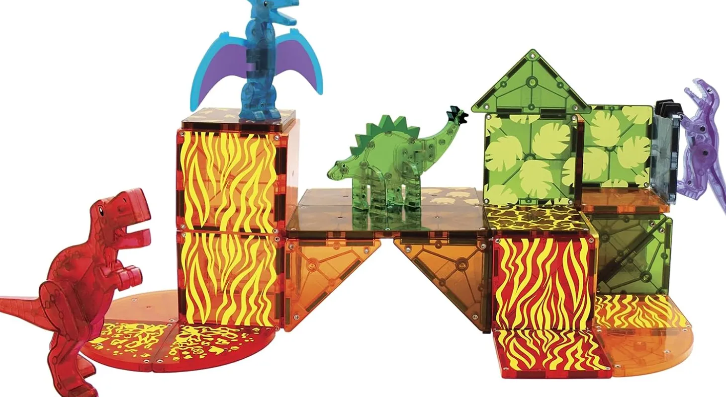 MAGNA-TILES Dino World - 40 Piece Set