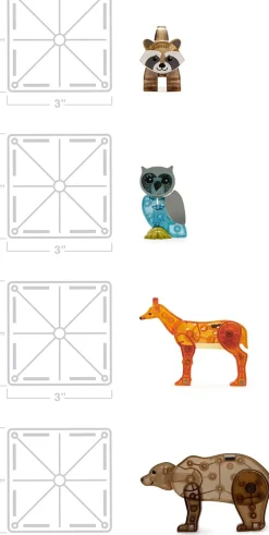 MAGNA-TILES Forest Animals - 25 Piece Set