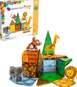 MAGNA-TILES Safari Animals - 25 Piece Set