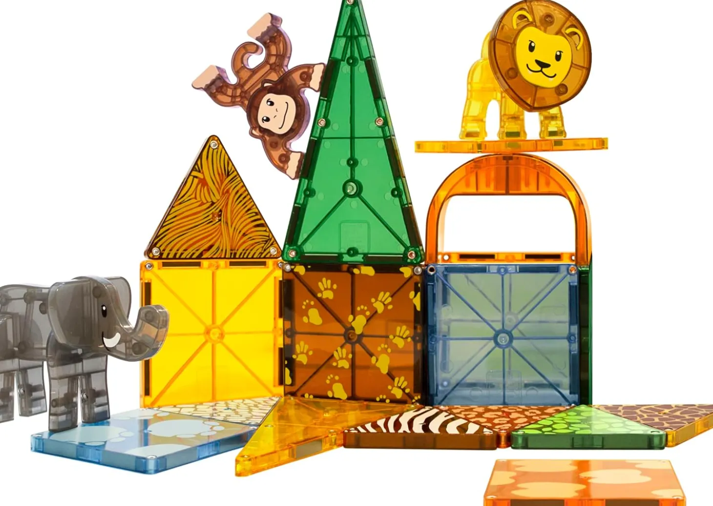 MAGNA-TILES Safari Animals - 25 Piece Set