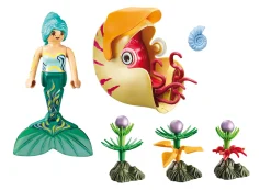 Mermaid with Sea Snail Gondola
