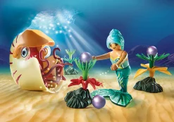 Mermaid with Sea Snail Gondola