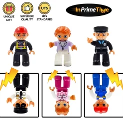 PicassoTiles Magnetic Magnetic Men - 6pc