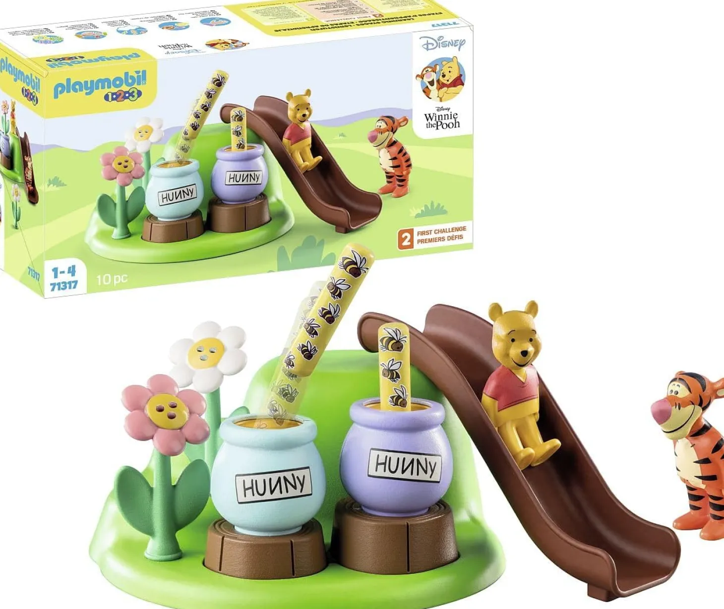 Playmobil 1.2.3 Disney: Winnie's & Tigger's Bee Garden