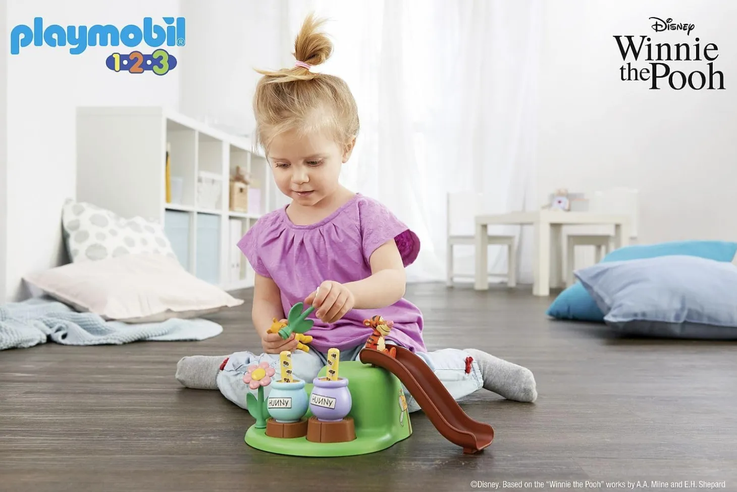 Playmobil 1.2.3 Disney: Winnie's & Tigger's Bee Garden