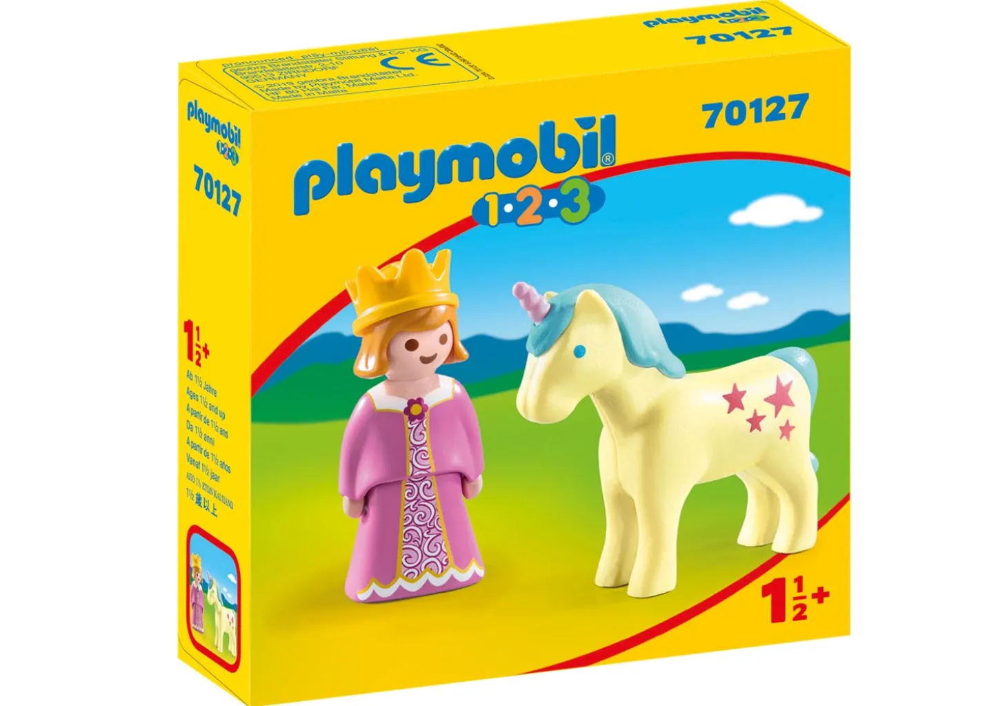 Playmobil 1.2.3 Princess with Unicorn