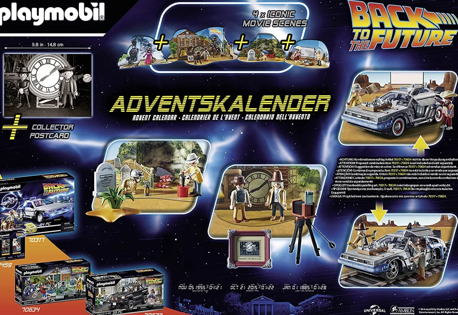 Playmobil Advent Calendar - Back to the Future Part III