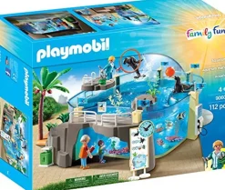 Playmobil Family Fun Aquarium Building Set