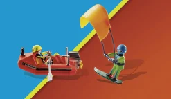 Playmobil Kitesurfer Rescue with Speedboat
