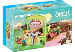 Playmobil Spirit Riding Free Abigail & Boomerang with Horse Stall