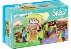 Playmobil Spirit Riding Free Pru & Chica Linda with Horse Stall
