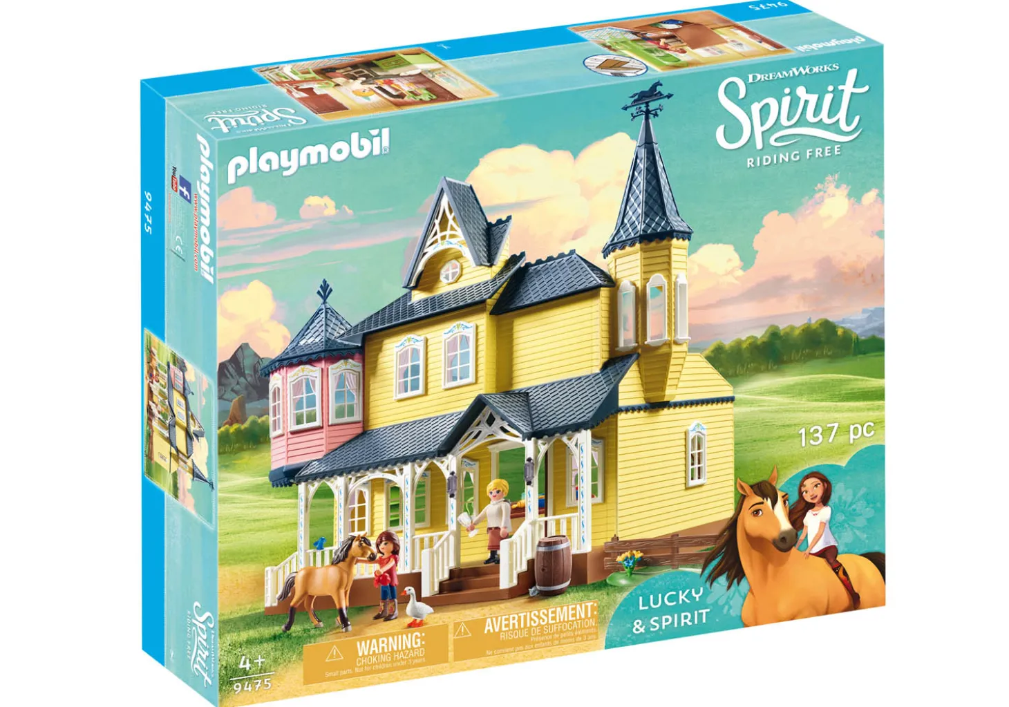 Playmobil Spirit Riding Free Lucky's House Playset