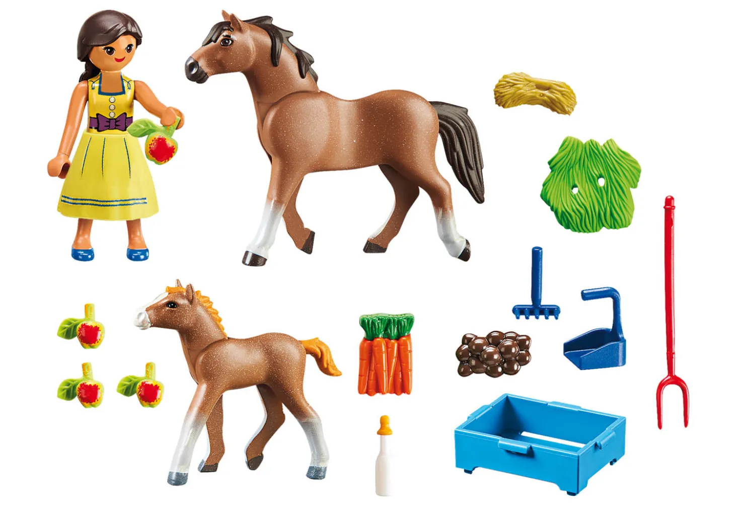 Playmobil Spirit Riding Free Pru with Horse and Foal