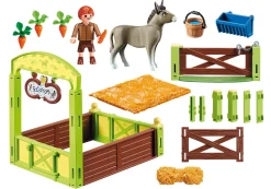 Playmobil Spirit Riding Free Snips and Señor Carrots with Horse Stall