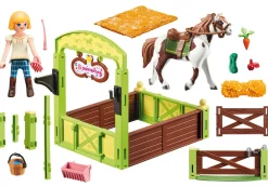 Playmobil Spirit Riding Free Abigail & Boomerang with Horse Stall