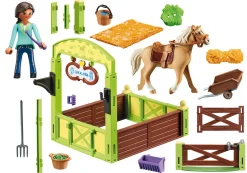 Playmobil Spirit Riding Free Pru & Chica Linda with Horse Stall