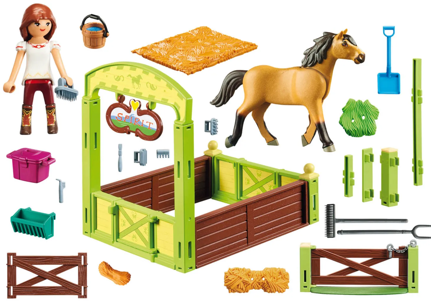 Playmobil Spirit Riding Free Lucky & Spirit with Horse Stall