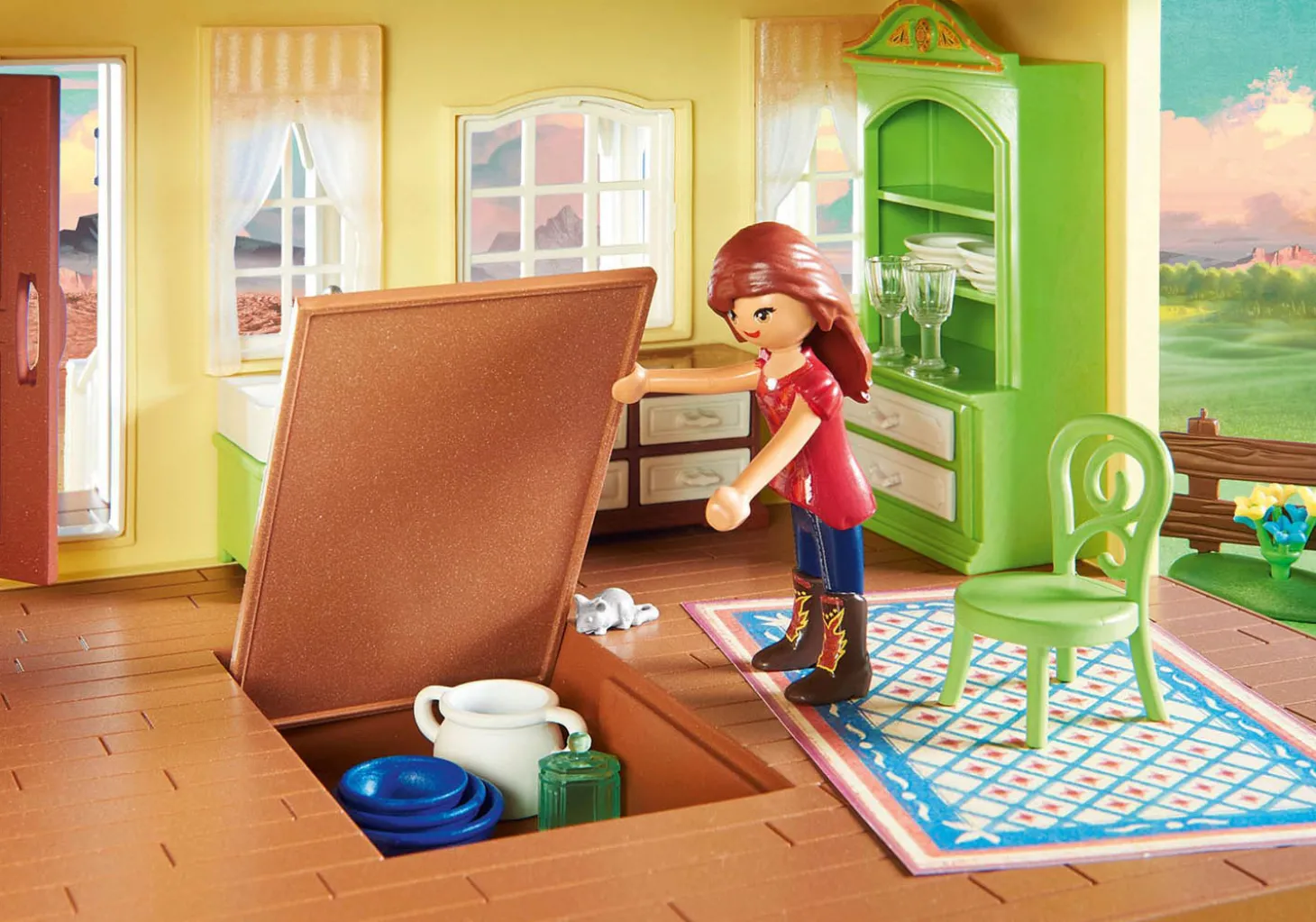 Playmobil Spirit Riding Free Lucky's House Playset