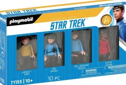 Playmobil Star Trek Figures Captain Kirk, Spock, Uhura, and MCCoy