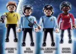 Playmobil Star Trek Figures Captain Kirk, Spock, Uhura, and MCCoy