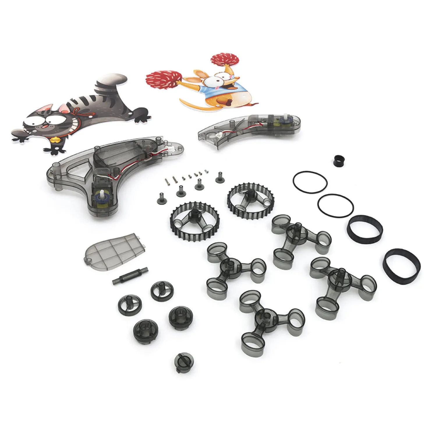 Playsteam Climbing Cat & Hopping Mouse