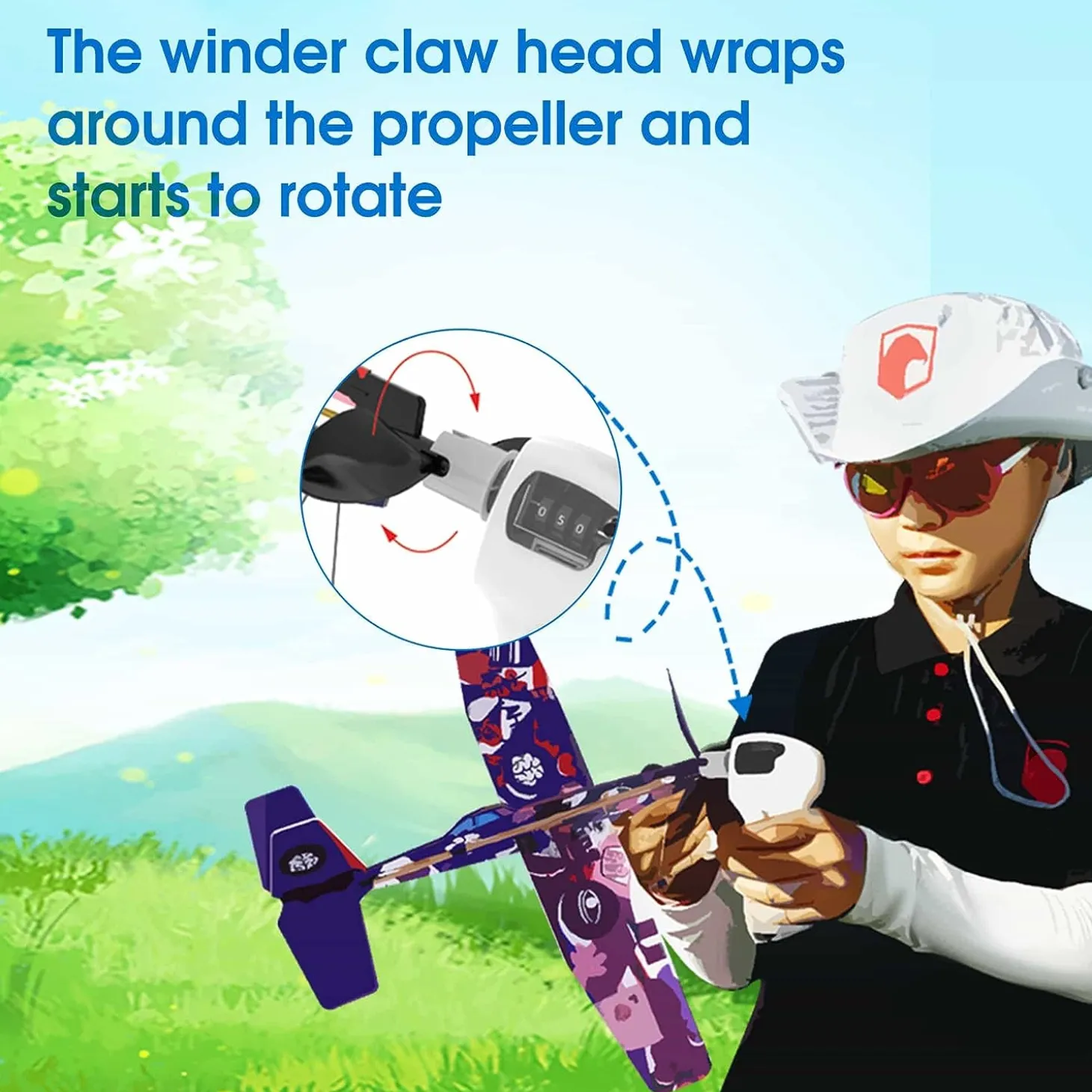 Playsteam Electric Rubber Band Winder