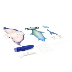 Playsteam Ocean Friends Hammerhead Shark & Manta Ray