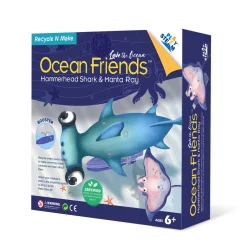 Playsteam Ocean Friends Hammerhead Shark & Manta Ray