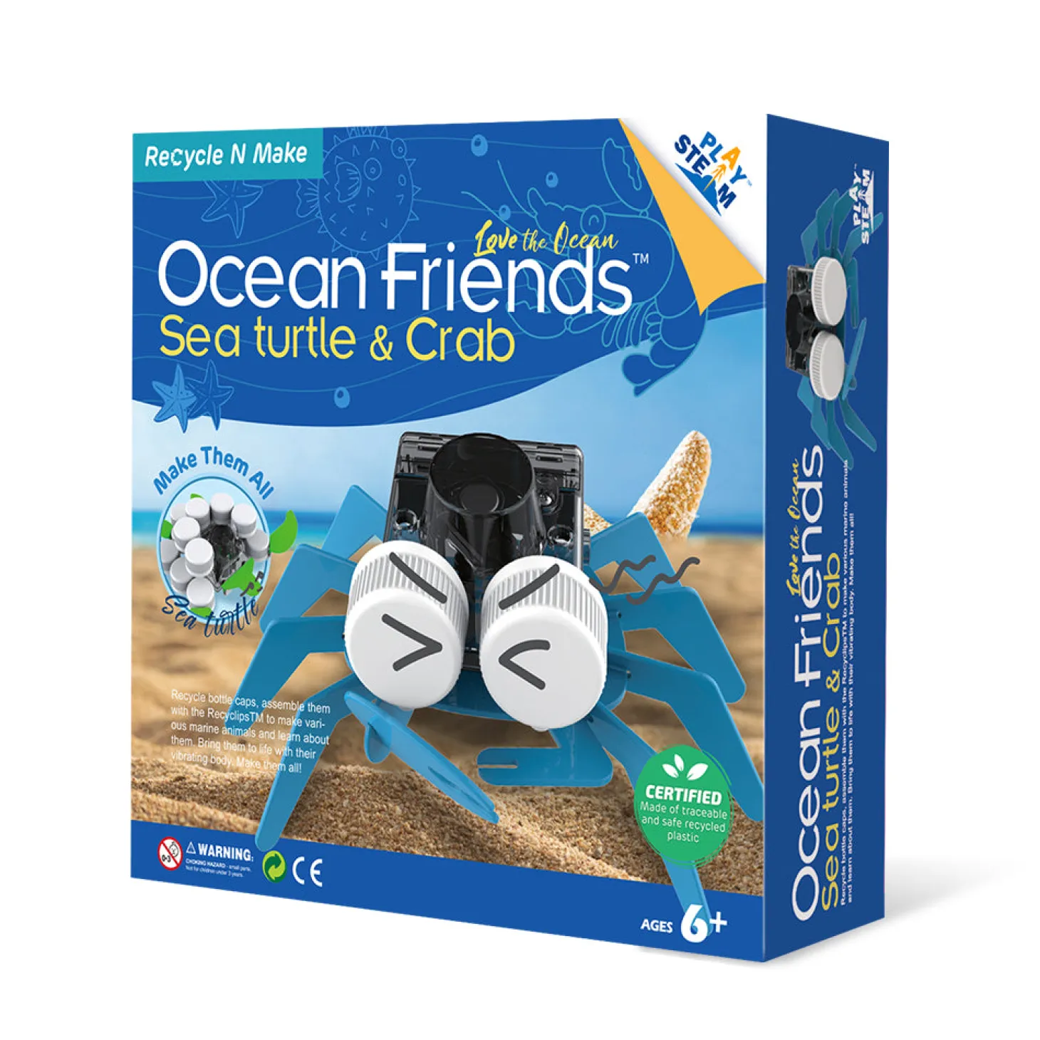 Playsteam Ocean Friends Sea Turtle & Crab
