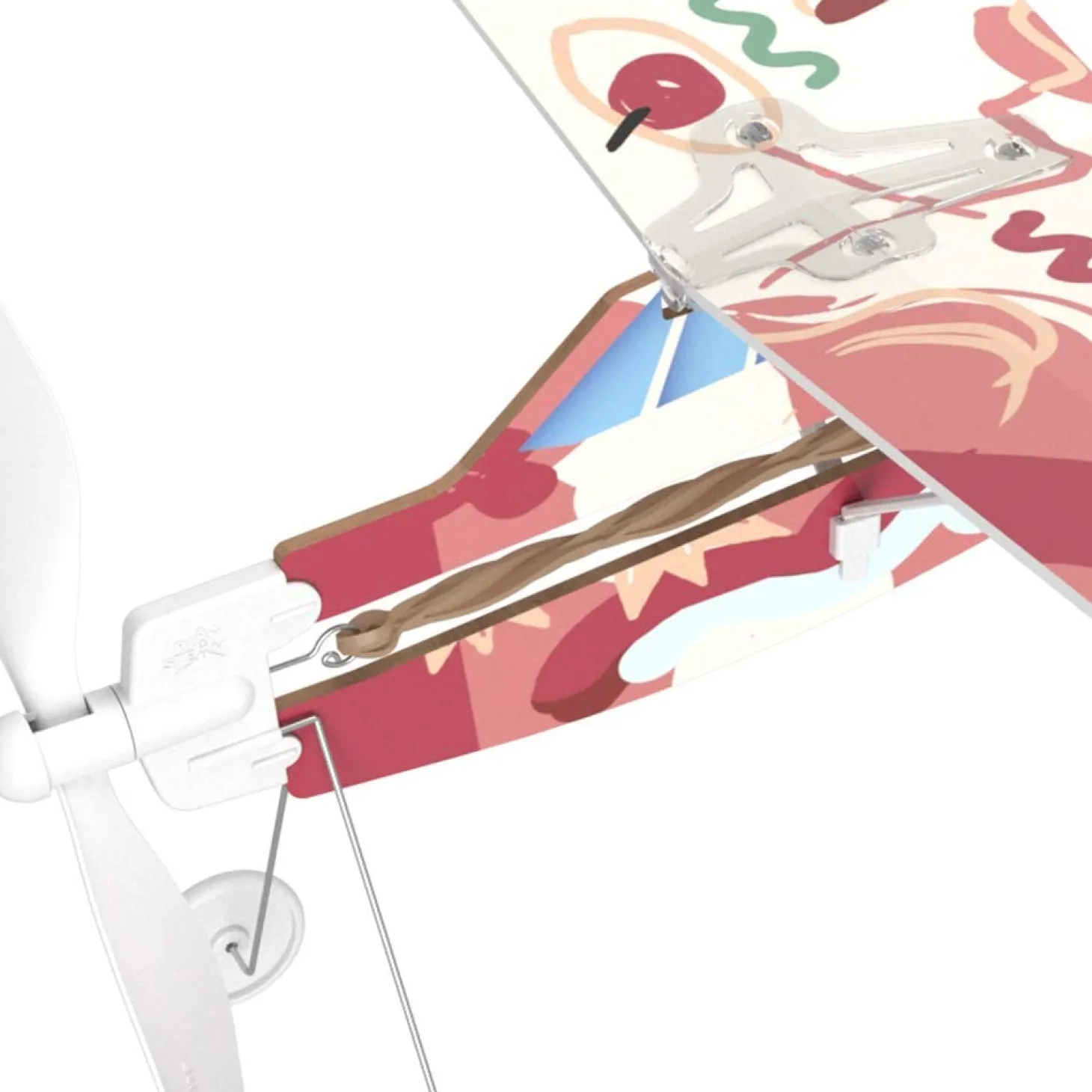 Playsteam Rubber Band Airplane Science - High Wing