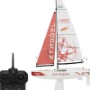 Playsteam Voyager 400 Motor-Power RC Sailboat - 26 in, Red