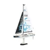 Playsteam Voyager 400 Motor-Power RC Sailboat - 21 in, Blue