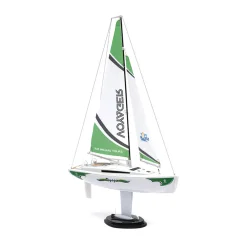 Playsteam Voyager 280 Motor-Power RC Sailboat - 14 in, Green